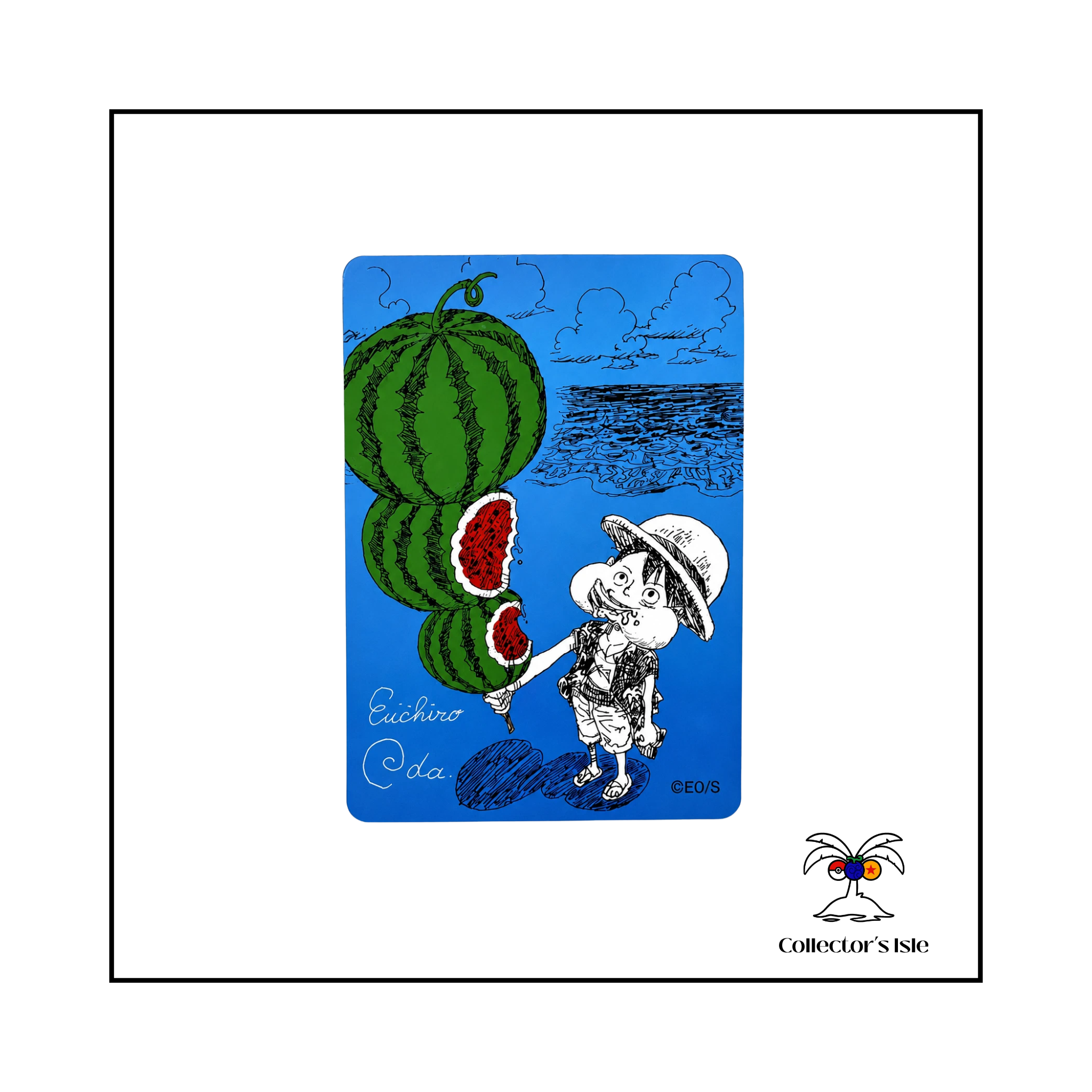 One Piece: Metakira Monkey D. Luffy Watermelon Natsu Comi Promo Card